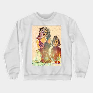 Watching Fireworks Crewneck Sweatshirt